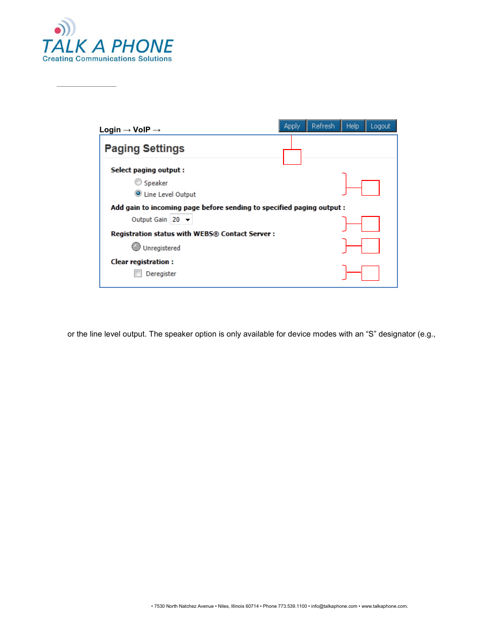 Voip-500, Series phone configuration and operation manual | Talkaphone VOIP-500K Native VoIP Keypad Emergency Phone User Manual | Page 25 / 90