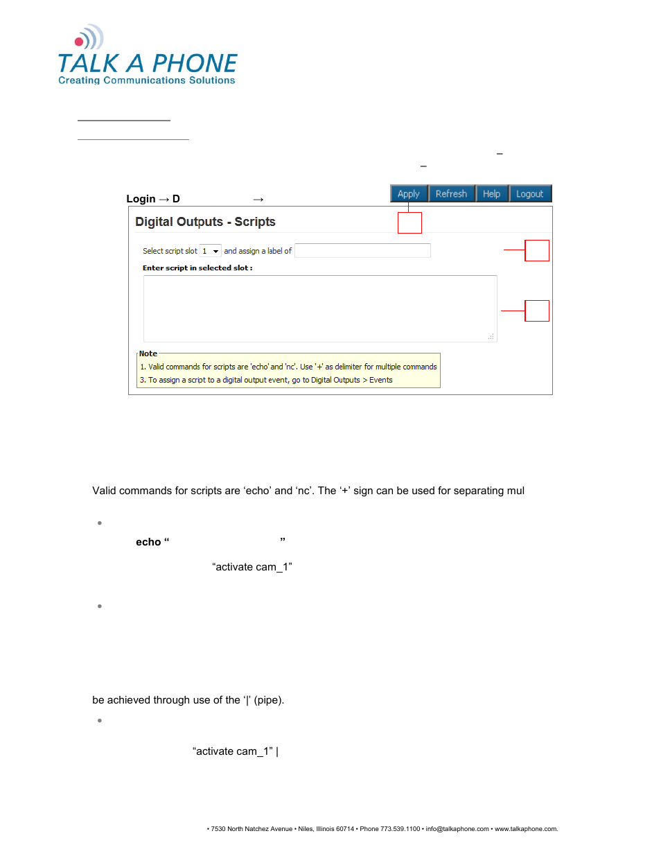 Voip-500, Series phone configuration and operation manual | Talkaphone VOIP-500K Native VoIP Keypad Emergency Phone User Manual | Page 35 / 90