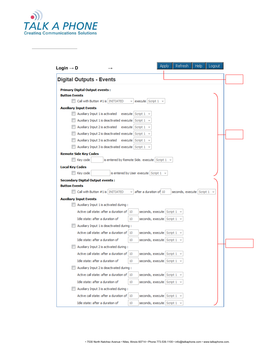 Voip-500, Series phone configuration and operation manual | Talkaphone VOIP-500K Native VoIP Keypad Emergency Phone User Manual | Page 36 / 90