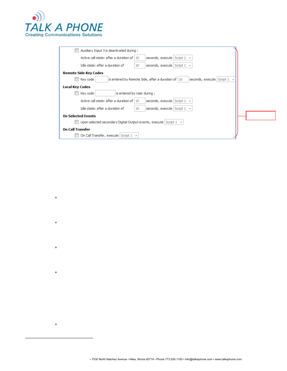 Voip-500, Series phone configuration and operation manual | Talkaphone VOIP-500K Native VoIP Keypad Emergency Phone User Manual | Page 37 / 90