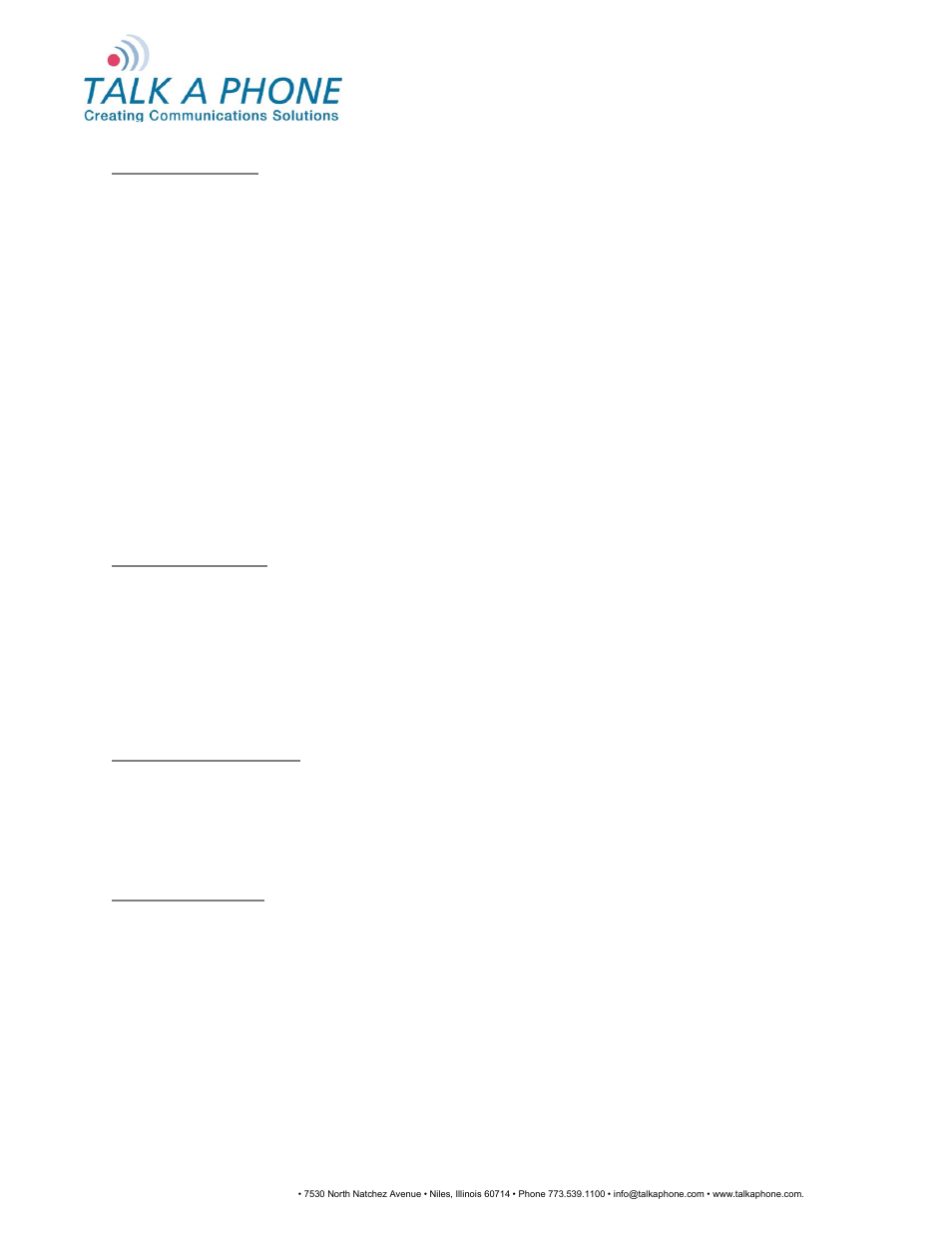 Voip-500, Series phone configuration and operation manual | Talkaphone VOIP-500K Native VoIP Keypad Emergency Phone User Manual | Page 59 / 90