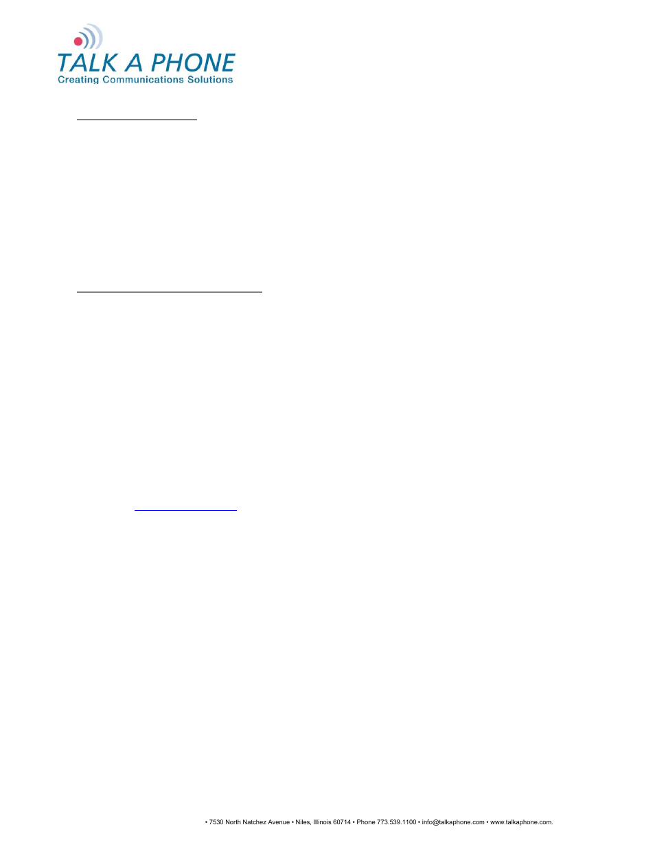 Voip-500, Series phone configuration and operation manual | Talkaphone VOIP-500K Native VoIP Keypad Emergency Phone User Manual | Page 7 / 90
