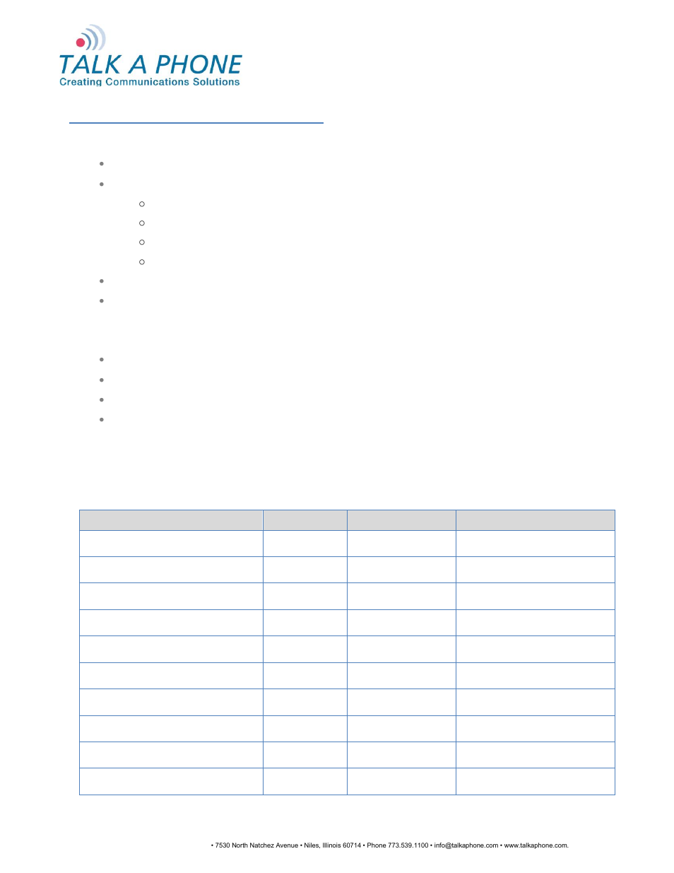 Voip-500, Series phone configuration and operation manual | Talkaphone VOIP-500K Native VoIP Keypad Emergency Phone User Manual | Page 90 / 90