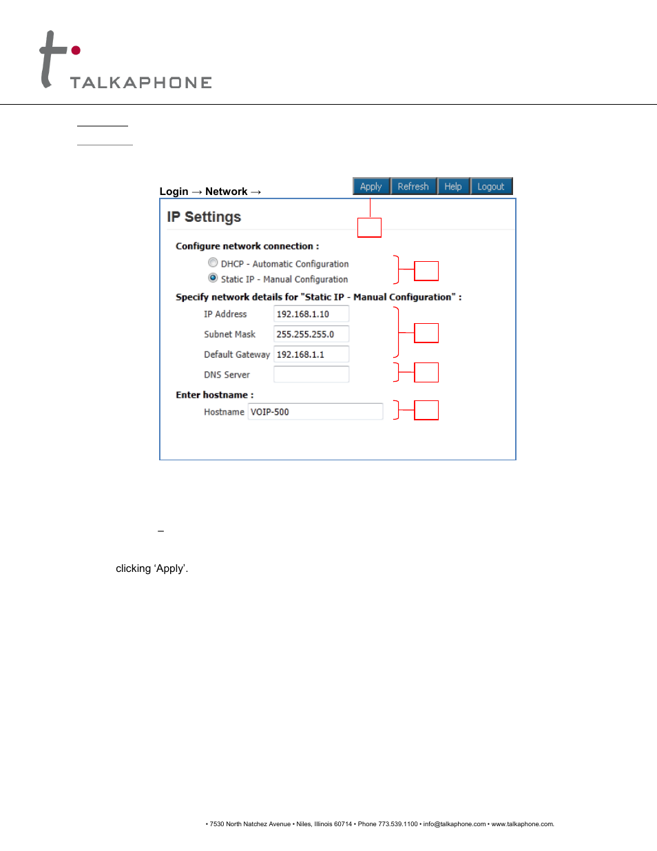 Voip-600, Series phone configuration / operation manual | Talkaphone VOIP-600H Single Button Help IP Call Station User Manual | Page 16 / 94