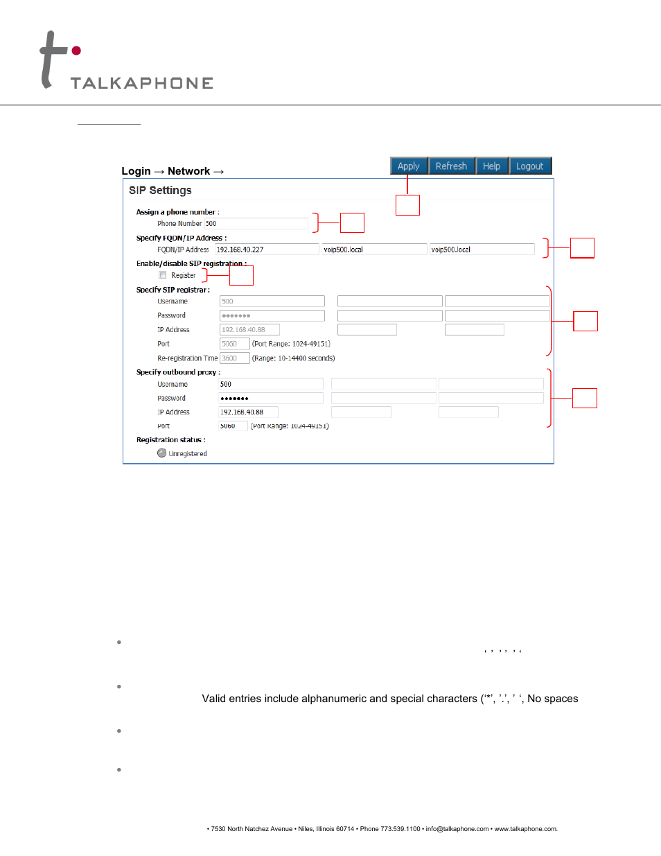 Voip-600, Series phone configuration / operation manual | Talkaphone VOIP-600H Single Button Help IP Call Station User Manual | Page 17 / 94