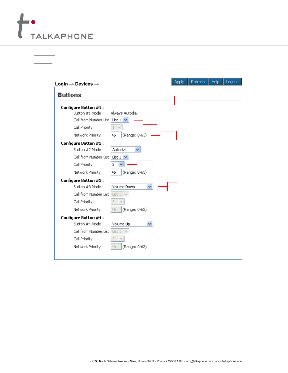 Voip-600, Series phone configuration / operation manual | Talkaphone VOIP-600H Single Button Help IP Call Station User Manual | Page 27 / 94