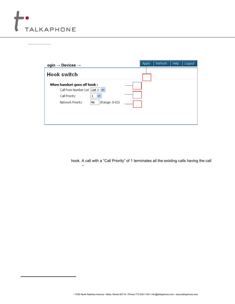 Voip-600, Series phone configuration / operation manual | Talkaphone VOIP-600H Single Button Help IP Call Station User Manual | Page 29 / 94