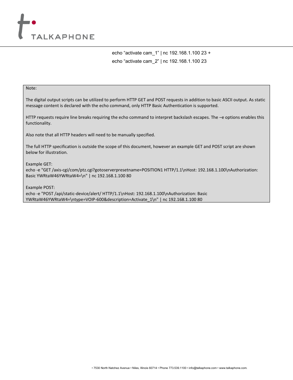 Voip-600, Series phone configuration / operation manual | Talkaphone VOIP-600H Single Button Help IP Call Station User Manual | Page 37 / 94