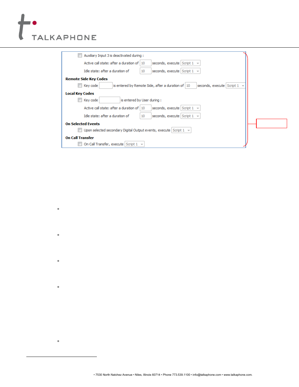 Voip-600, Series phone configuration / operation manual | Talkaphone VOIP-600H Single Button Help IP Call Station User Manual | Page 39 / 94