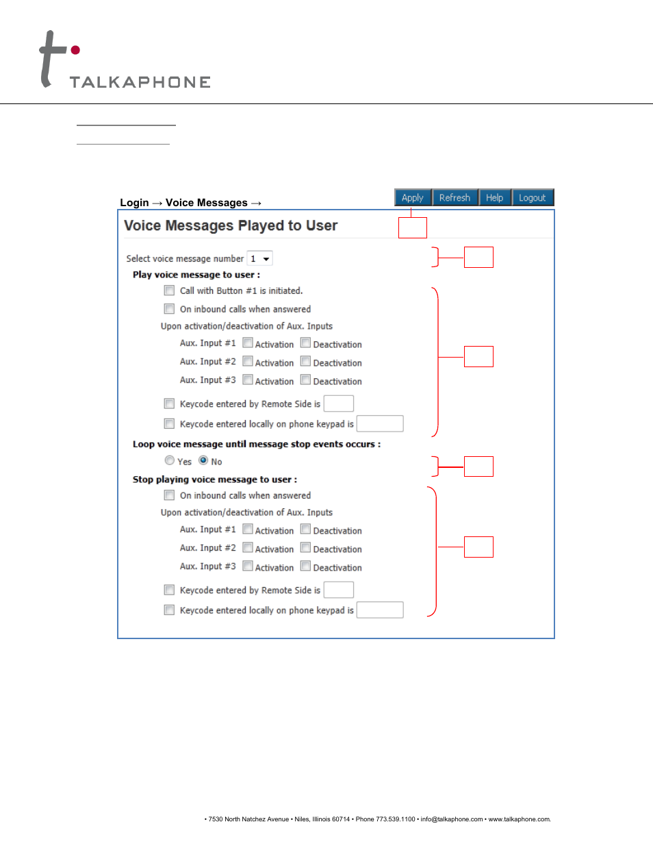 Voip-600, Series phone configuration / operation manual | Talkaphone VOIP-600H Single Button Help IP Call Station User Manual | Page 41 / 94