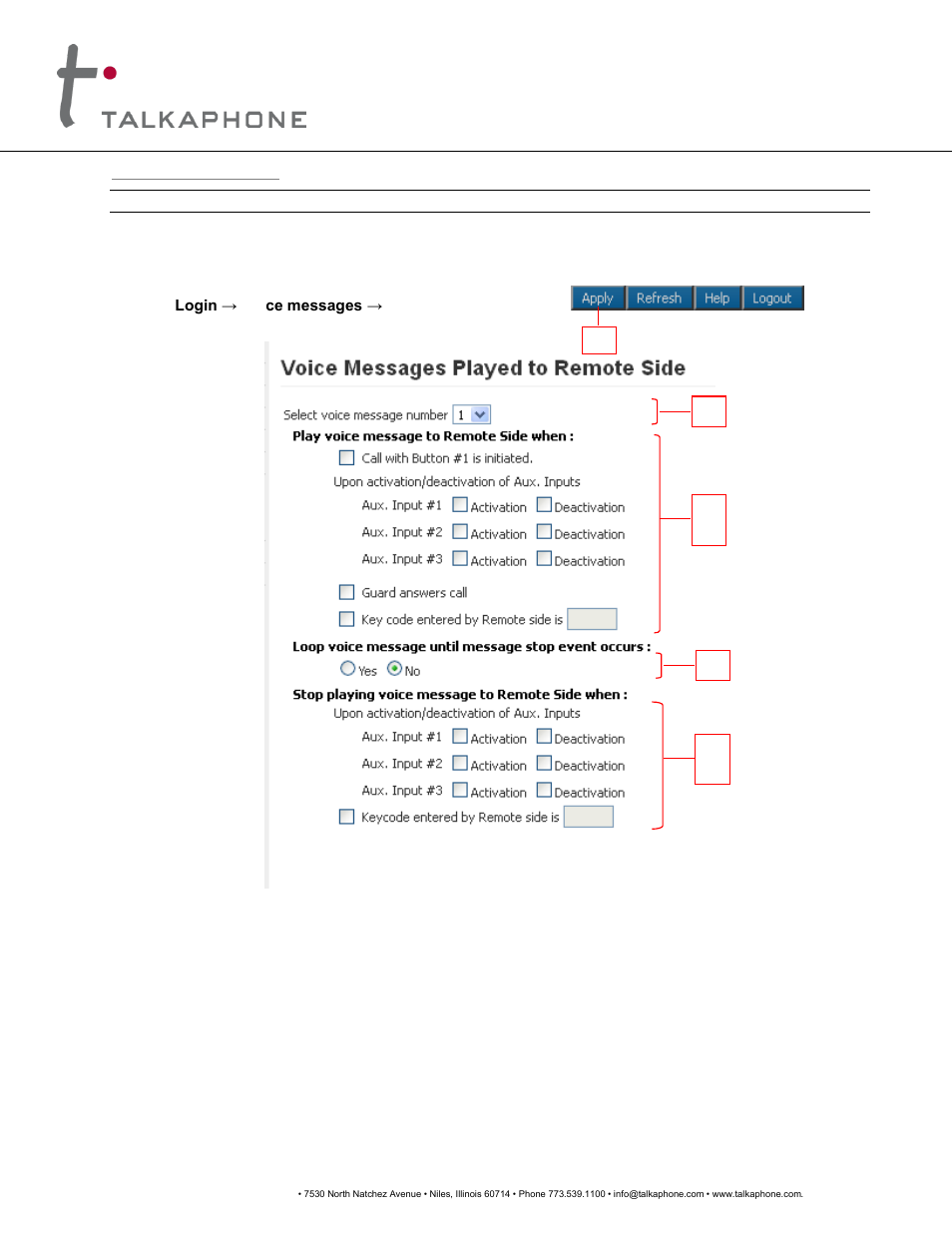 Voip-600, Series phone configuration / operation manual | Talkaphone VOIP-600H Single Button Help IP Call Station User Manual | Page 43 / 94