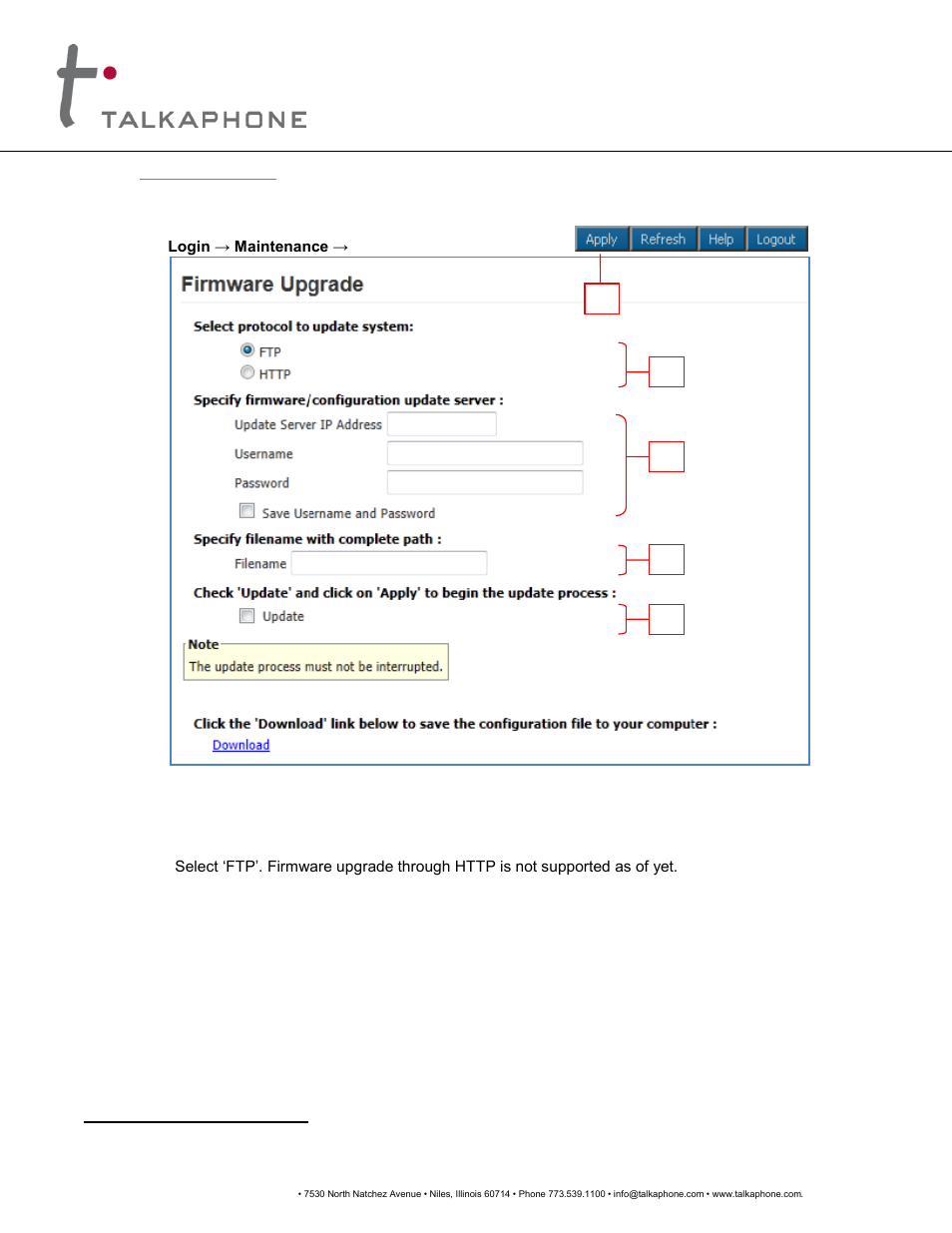 Voip-600, Series phone configuration / operation manual | Talkaphone VOIP-600H Single Button Help IP Call Station User Manual | Page 56 / 94