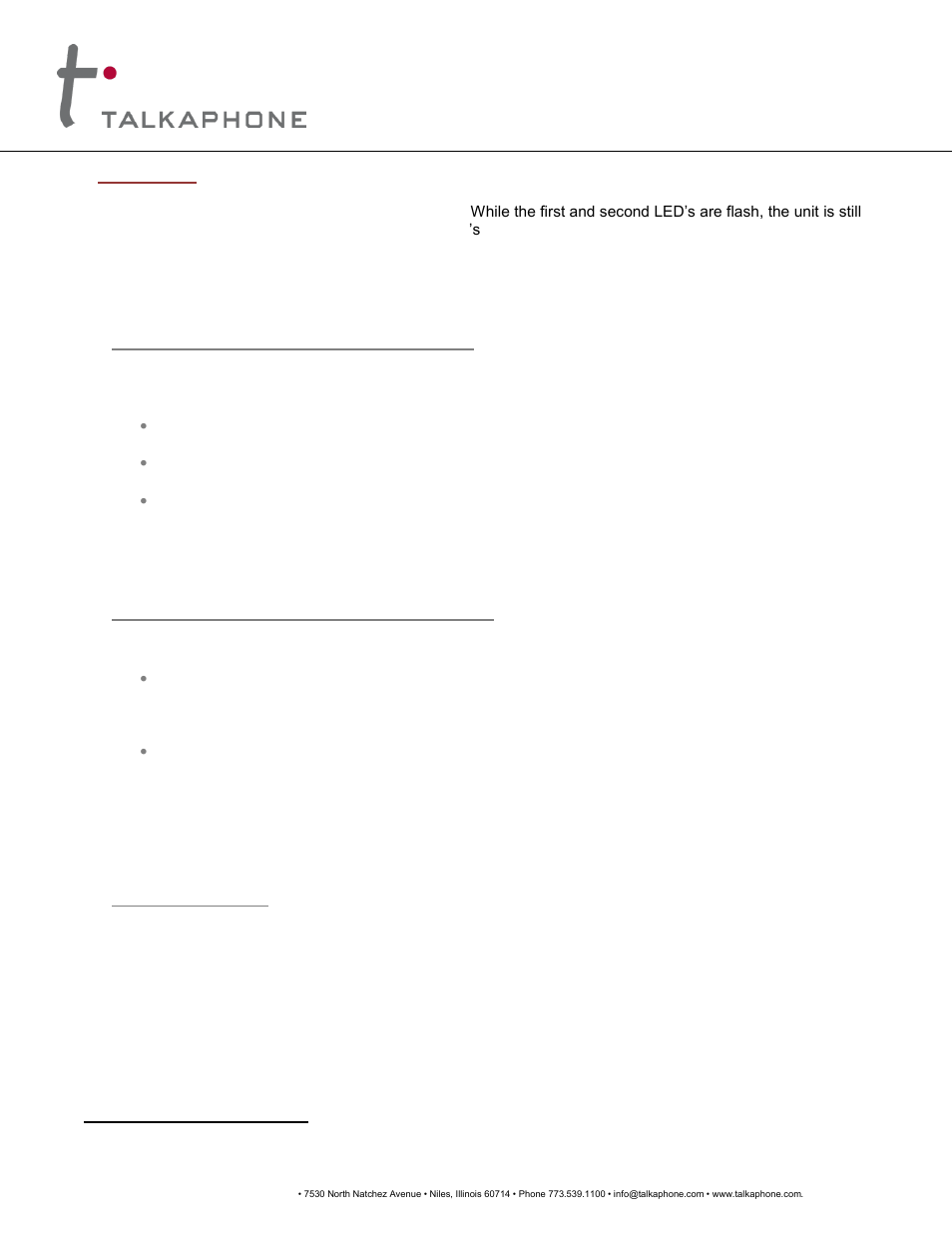 Voip-600, Series phone configuration / operation manual | Talkaphone VOIP-600H Single Button Help IP Call Station User Manual | Page 61 / 94