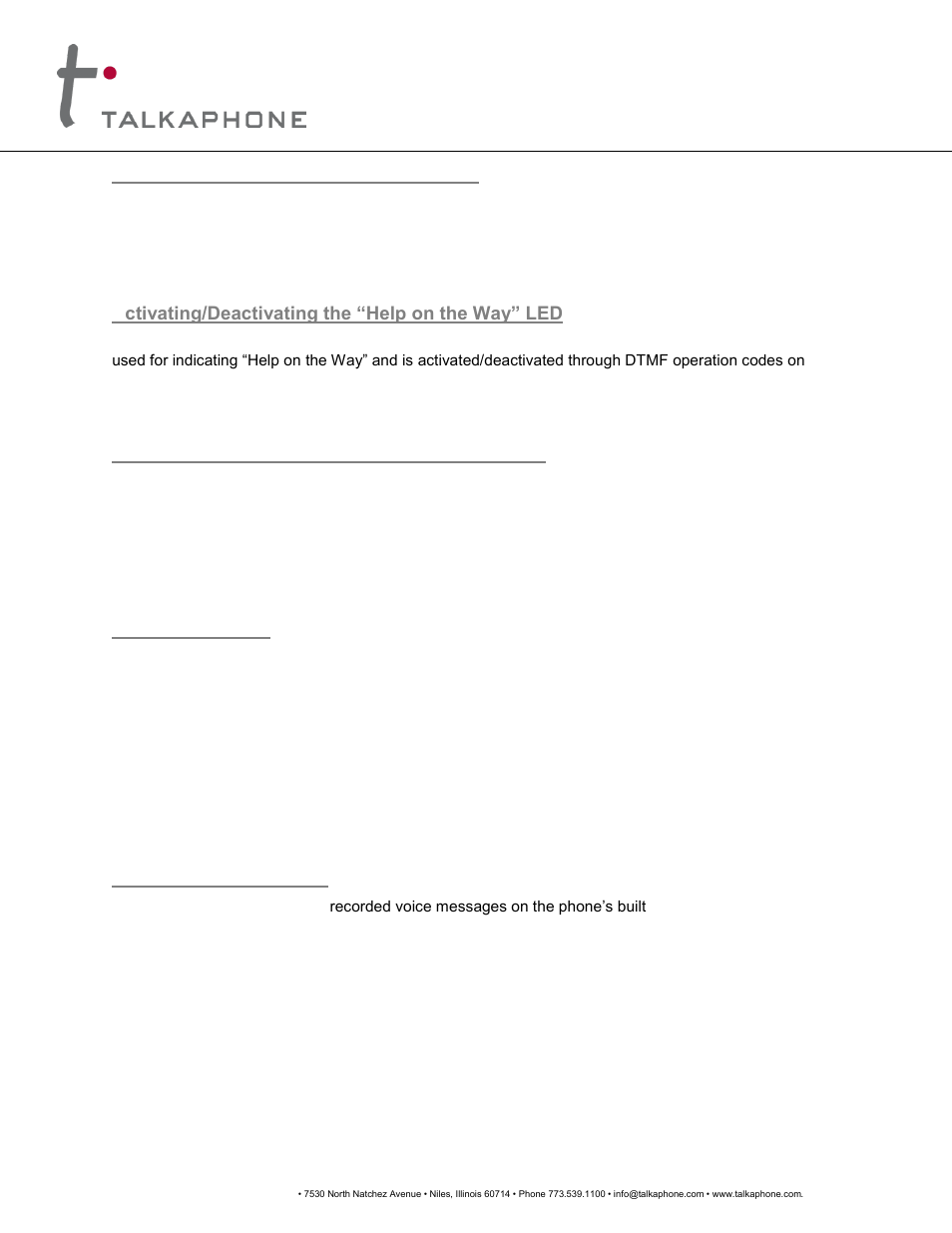 Voip-600, Series phone configuration / operation manual | Talkaphone VOIP-600H Single Button Help IP Call Station User Manual | Page 62 / 94