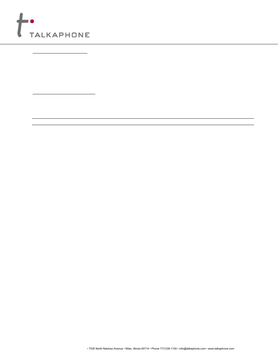 Voip-600, Series phone configuration / operation manual | Talkaphone VOIP-600H Single Button Help IP Call Station User Manual | Page 65 / 94