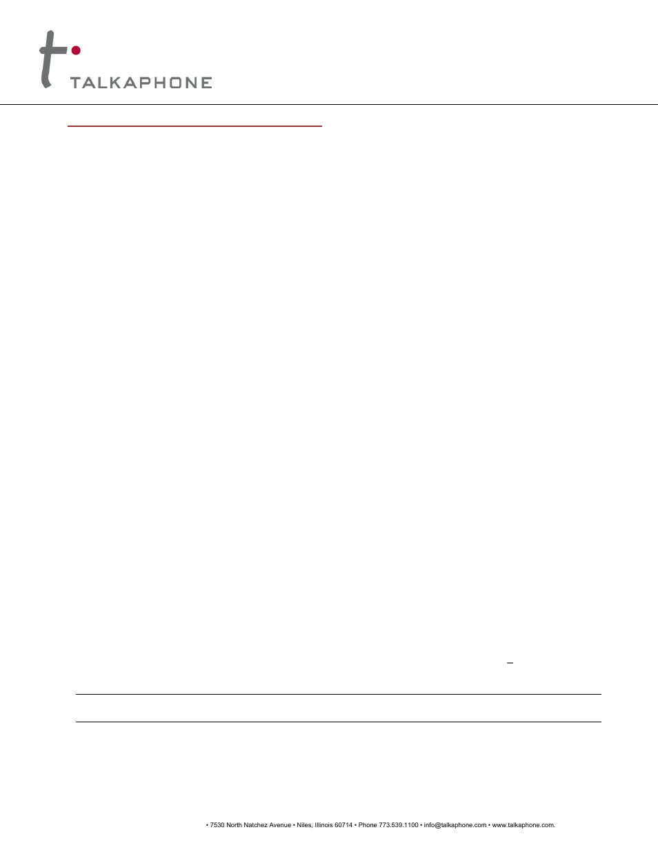 Voip-600, Series phone configuration / operation manual | Talkaphone VOIP-600H Single Button Help IP Call Station User Manual | Page 69 / 94