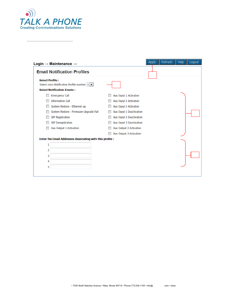 Webs-cm-2, webs-pa-1 and webs-pa-2, Configuration and operation manual | Talkaphone WEBS-PA-2IP Outdoor Area WEBS Paging Unit User Manual | Page 26 / 53