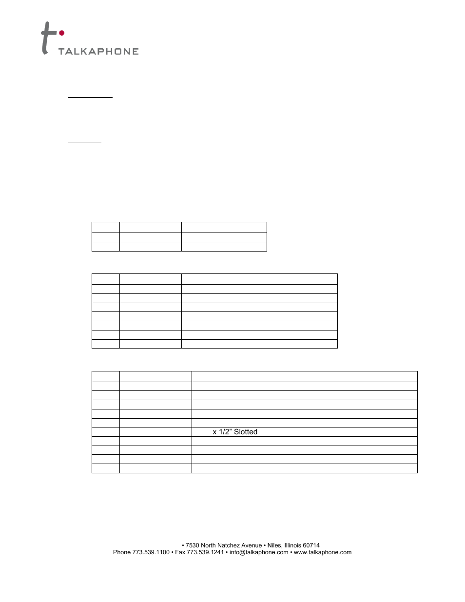 Talkaphone WEBS-MT/R Radius Emergency Phone Tower with WEBS User Manual | 9 pages