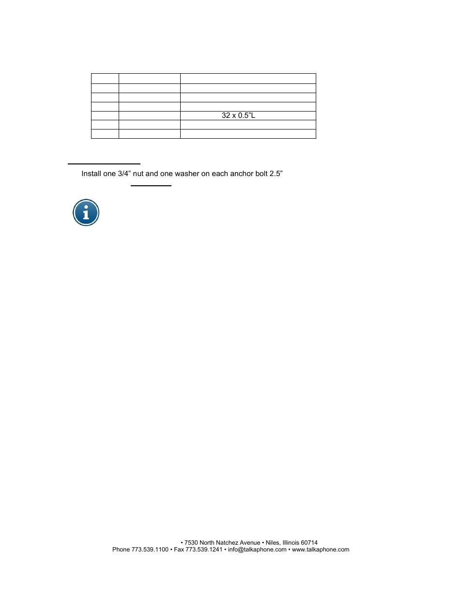 Webs-mt/r tower installation instructions | Talkaphone WEBS-MT/R Radius Emergency Phone Tower with WEBS User Manual | Page 2 / 9