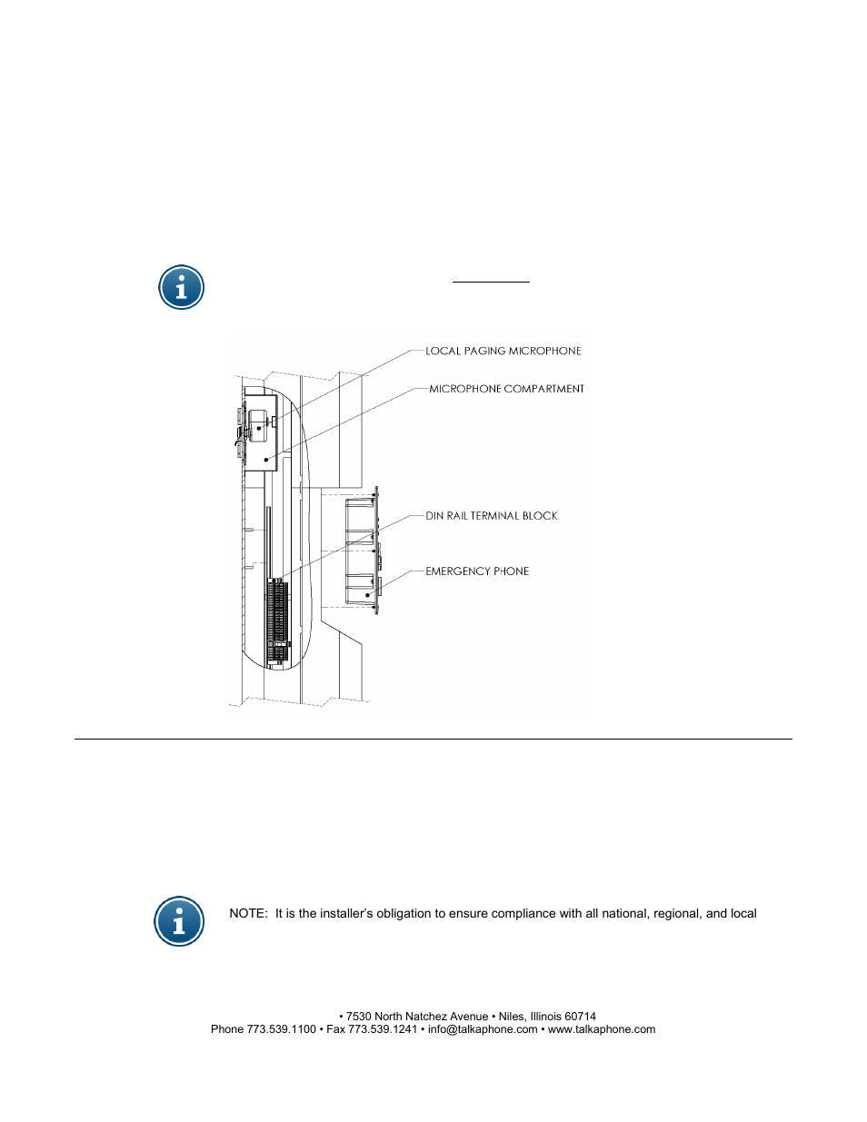 Webs-mt/r tower installation instructions | Talkaphone WEBS-MT/R Radius Emergency Phone Tower with WEBS User Manual | Page 6 / 9