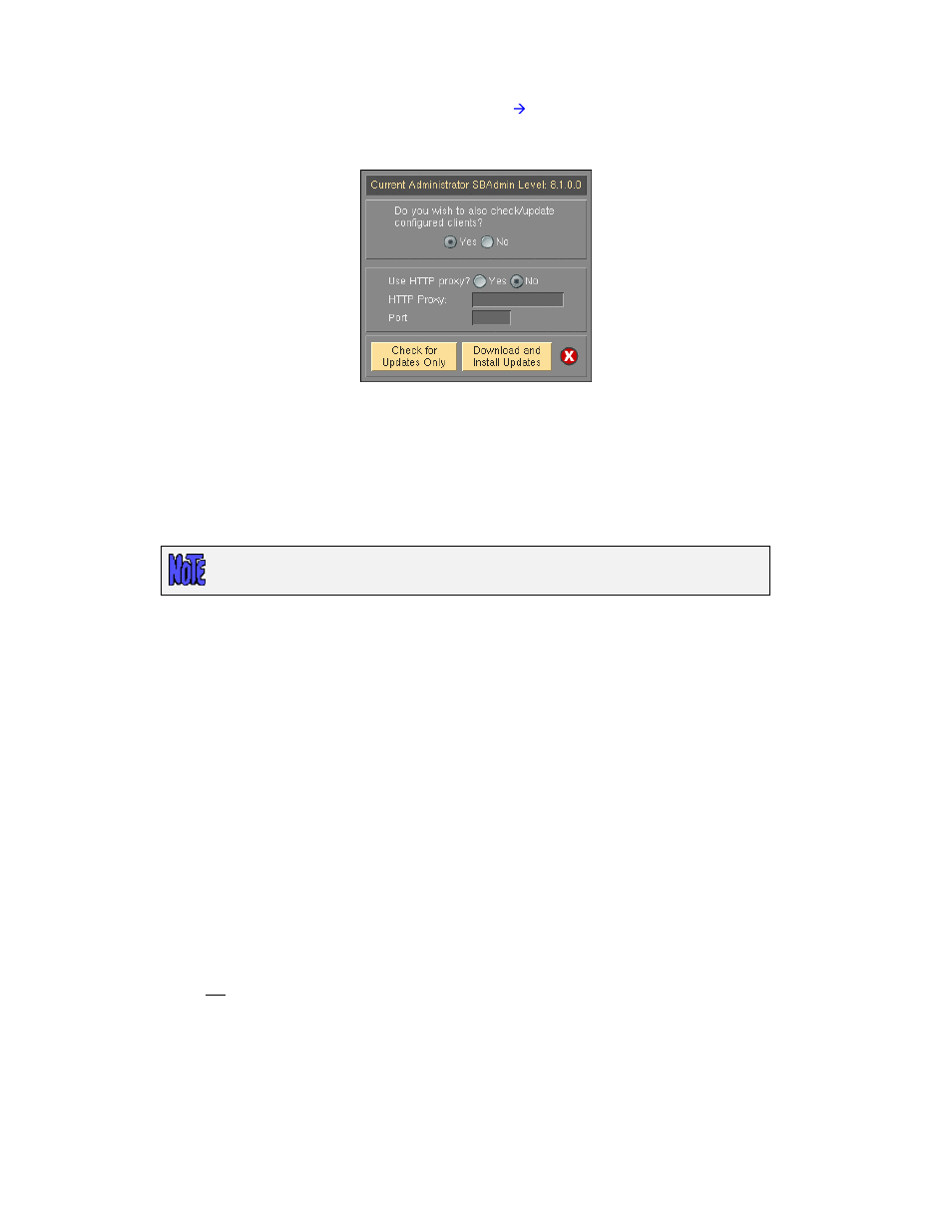 Starting the software | Storix Software SBAdmin User Guide User Manual | Page 13 / 171