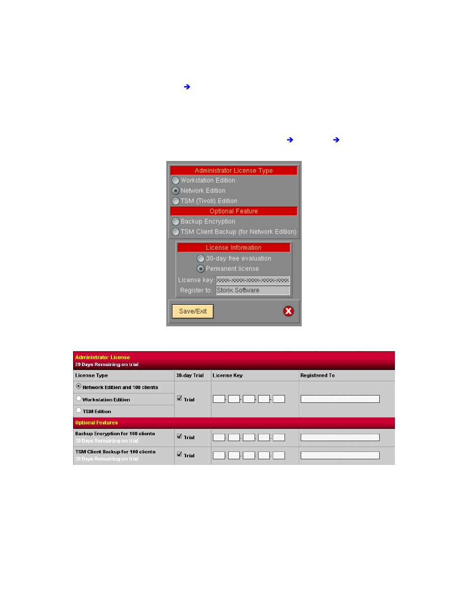 Preferences, Software license, Copying backups to different media | Copy a backup job to different, Media, Copy backup media | Storix Software SBAdmin User Guide User Manual | Page 132 / 171