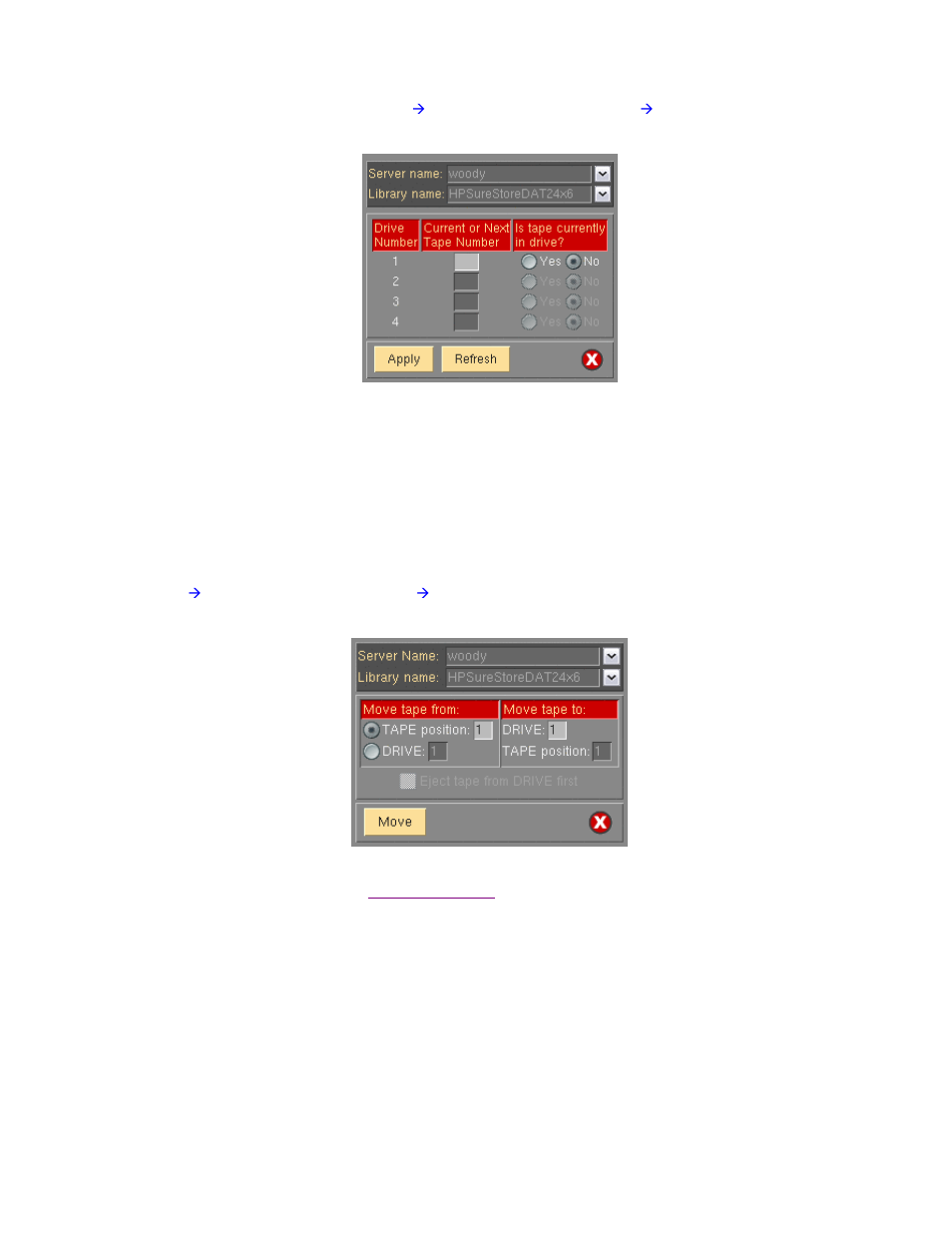 Move tapes in library, Write a tape label id to a tape, Write a tape | Label id to tape | Storix Software SBAdmin User Guide User Manual | Page 156 / 171