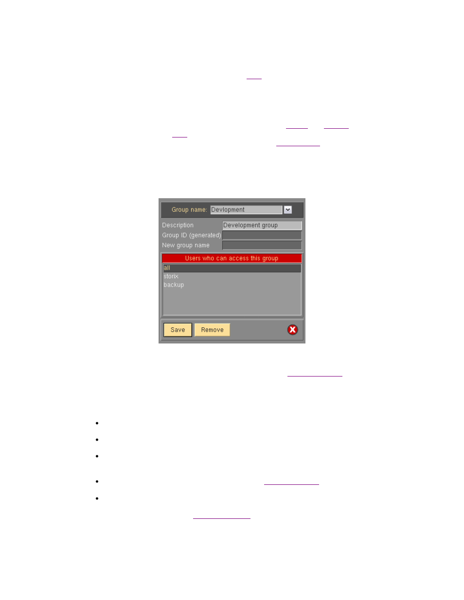 Groups, Adding a group | Storix Software SBAdmin User Guide User Manual | Page 28 / 171