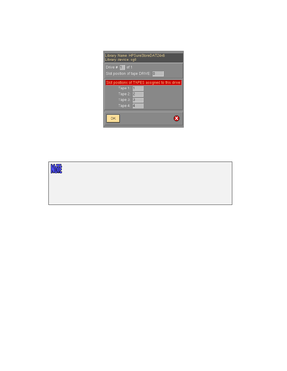 Define drive/tape slots | Storix Software SBAdmin User Guide User Manual | Page 69 / 171