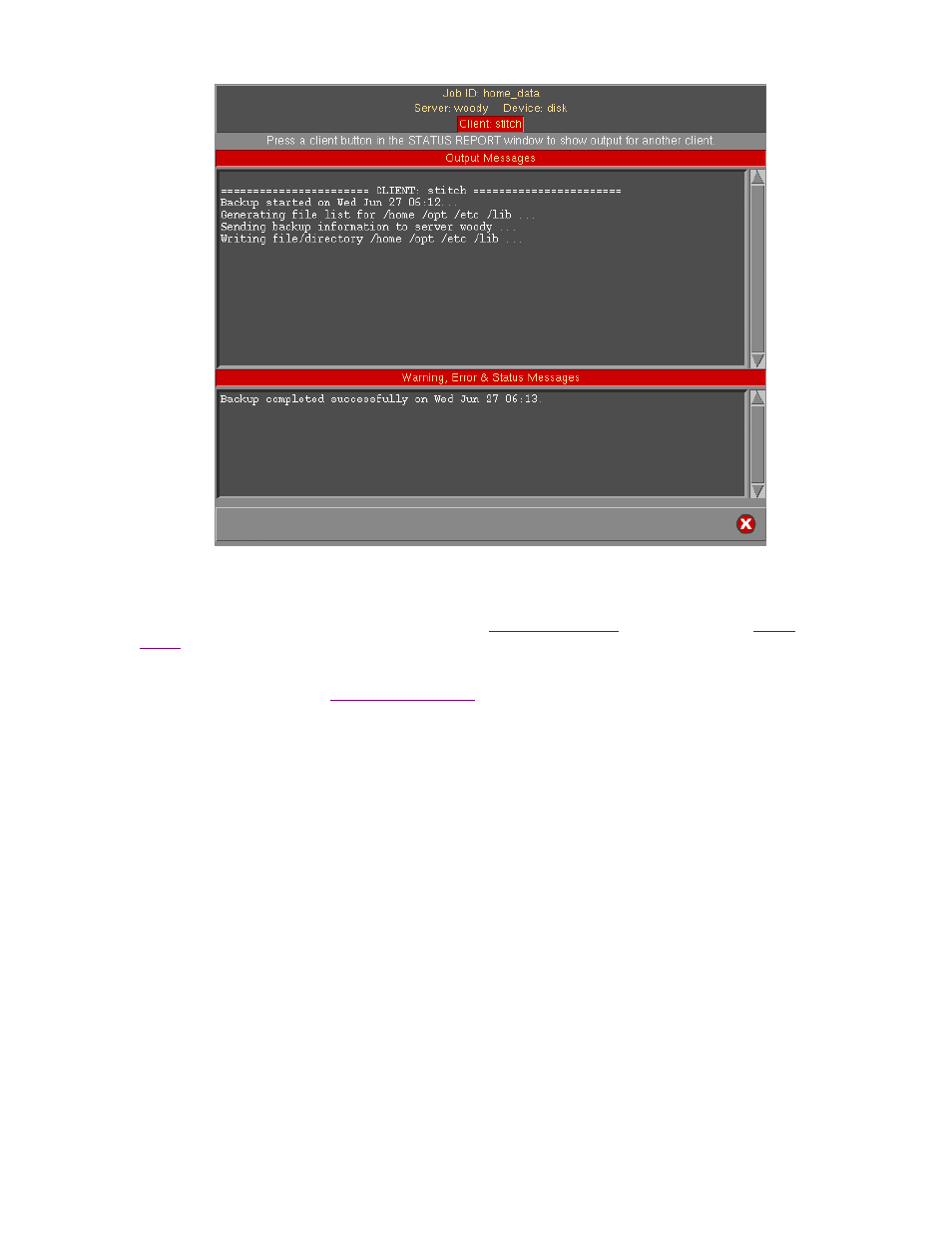 Ion on, Backup, Queues | Job queue, Queue, Queued/running, Jobs | Storix Software SBAdmin User Guide User Manual | Page 92 / 171