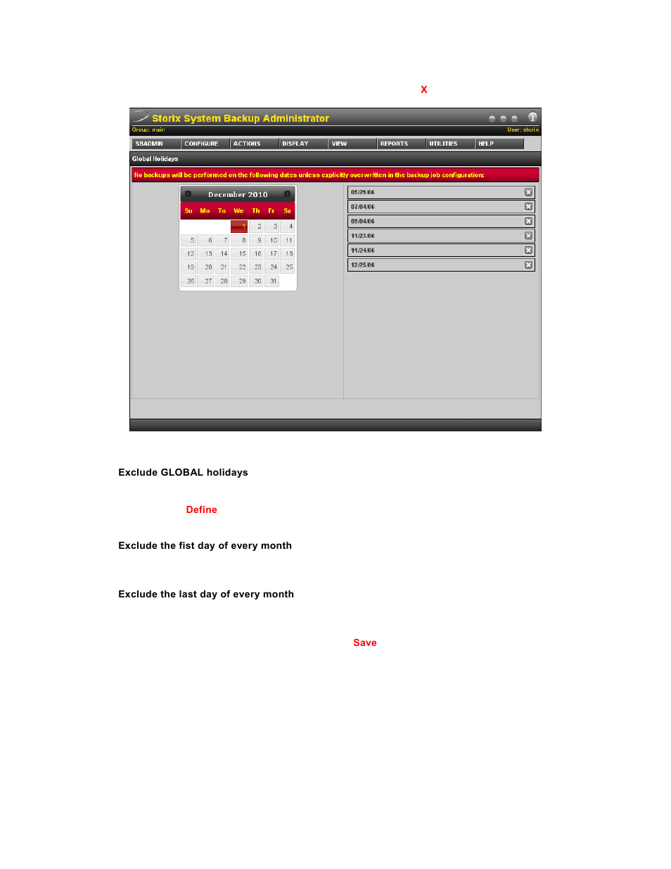 Storix Software SBAdmin TSM Edition Users Guide User Manual | Page 49 / 117