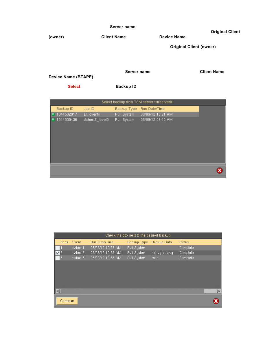 Storix Software SBAdmin TSM Edition Users Guide User Manual | Page 78 / 117