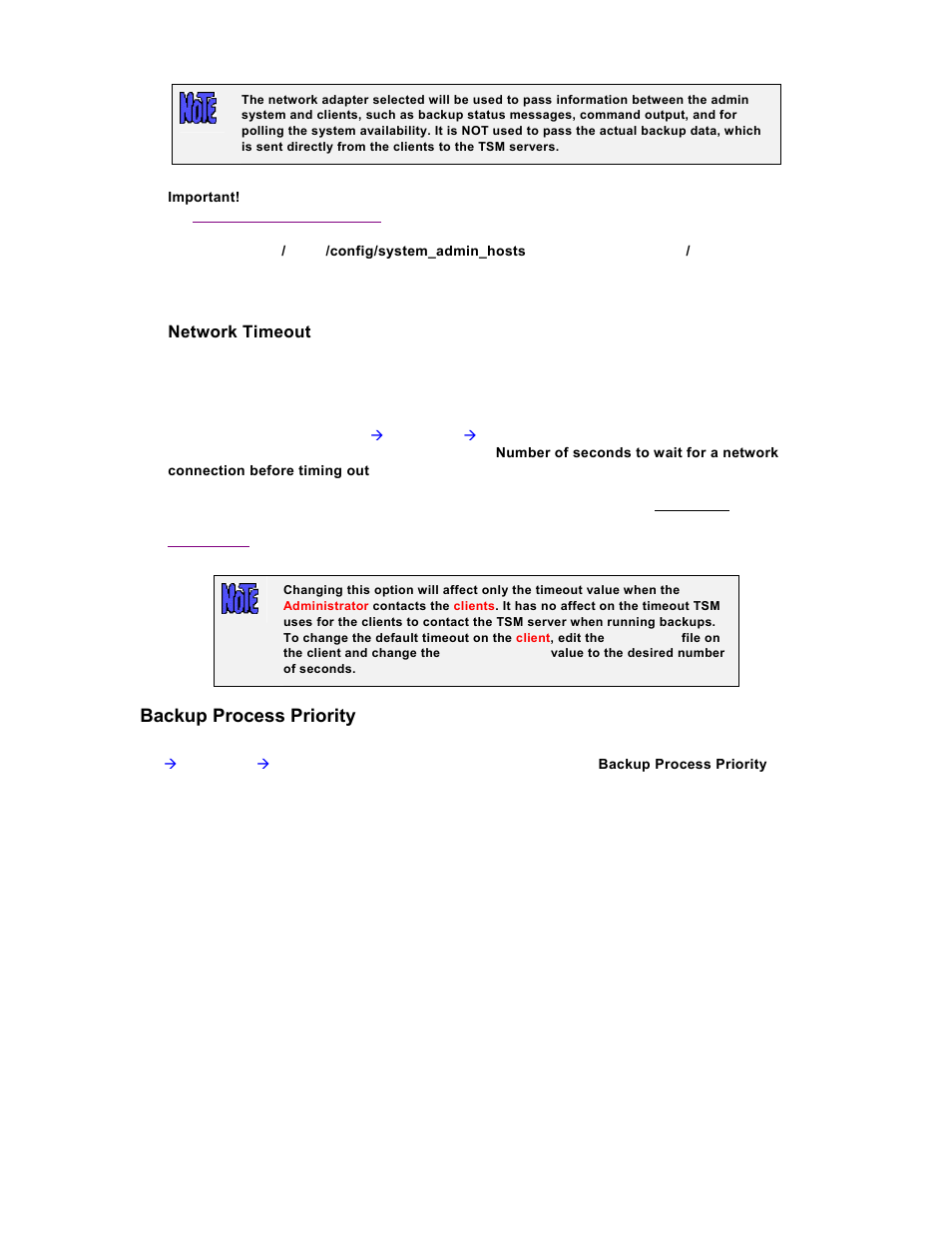 Backup process priority | Storix Software SBAdmin TSM Edition Users Guide User Manual | Page 95 / 117