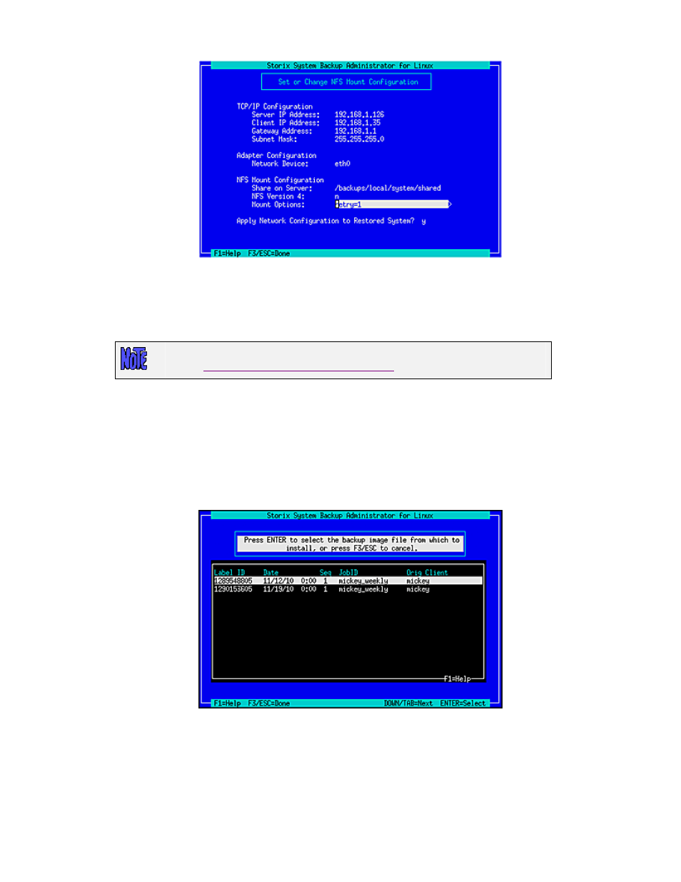 Nfs considerations | Storix Software SBAdmin AIX System Recovery Guide User Manual | Page 35 / 55