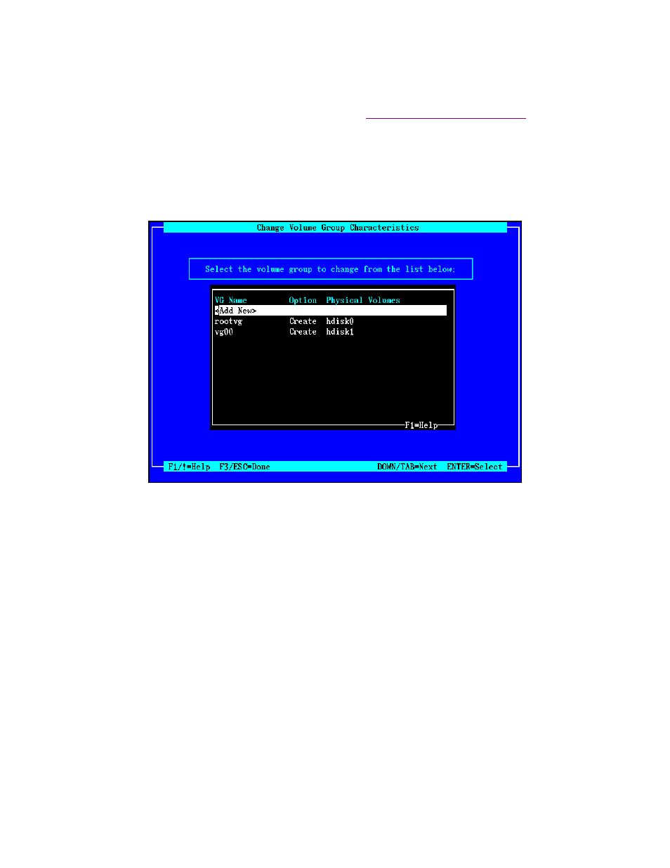 Change volume group settings, Creating new volume groups | Storix Software SBAdmin AIX System Recovery Guide User Manual | Page 48 / 55