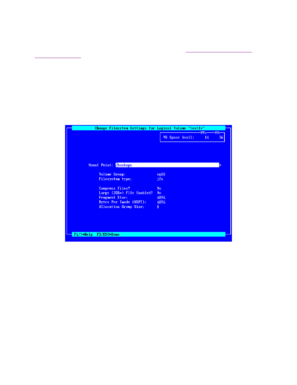 Change filesystem attributes | Storix Software SBAdmin AIX System Recovery Guide User Manual | Page 52 / 55