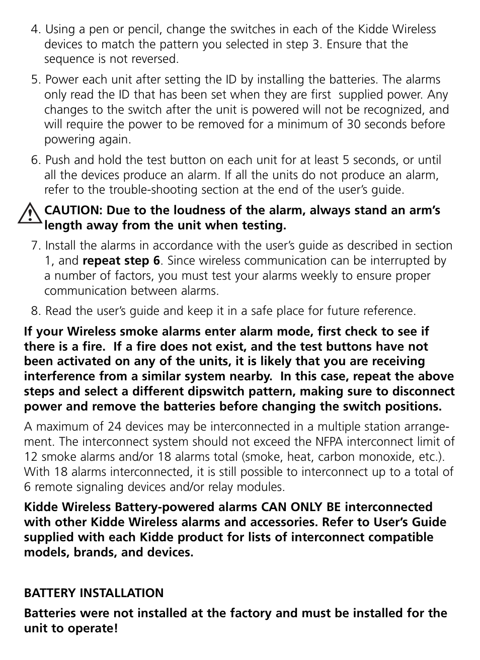 Kidde RF-SM-DC User Guide User Manual | Page 6 / 19