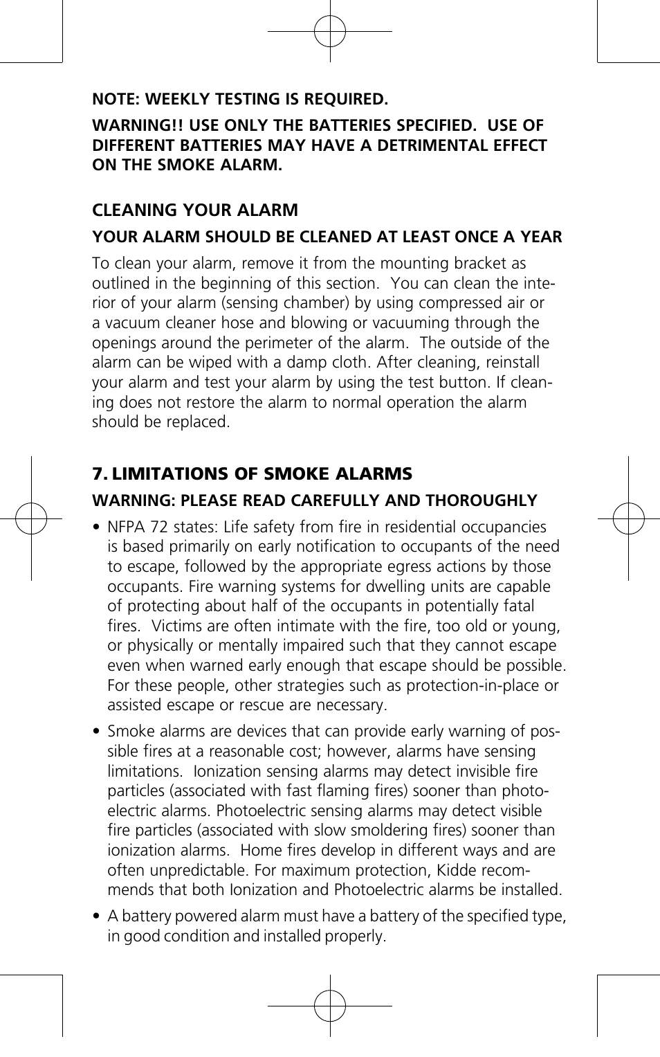 Kidde PI9010 User Manual | Page 10 / 15