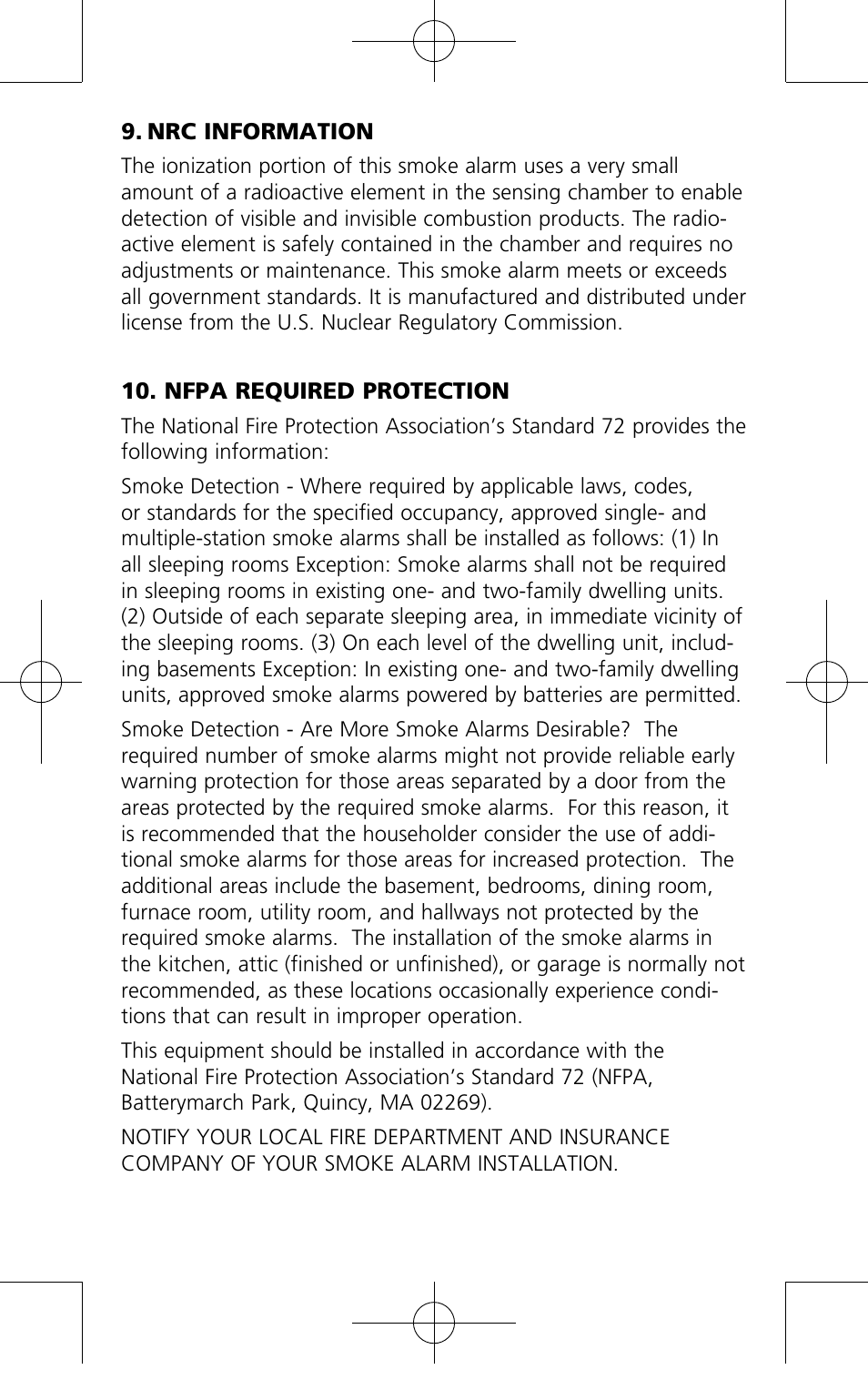 Kidde PI9010 User Manual | Page 13 / 15
