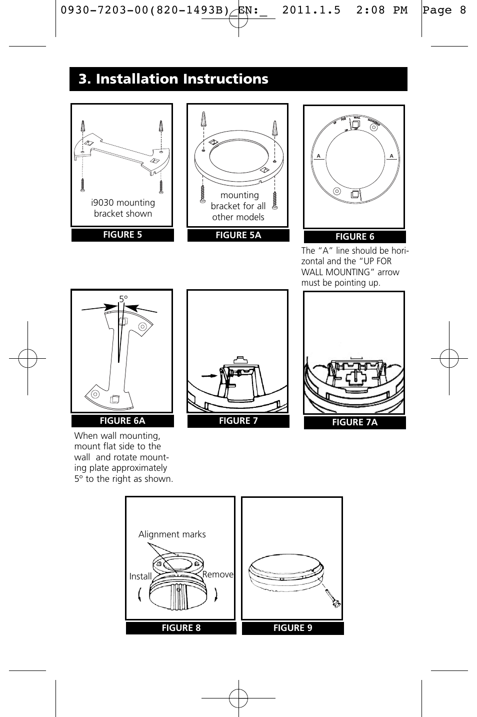 Installation instructions | Kidde I9060 User Manual | Page 8 / 18