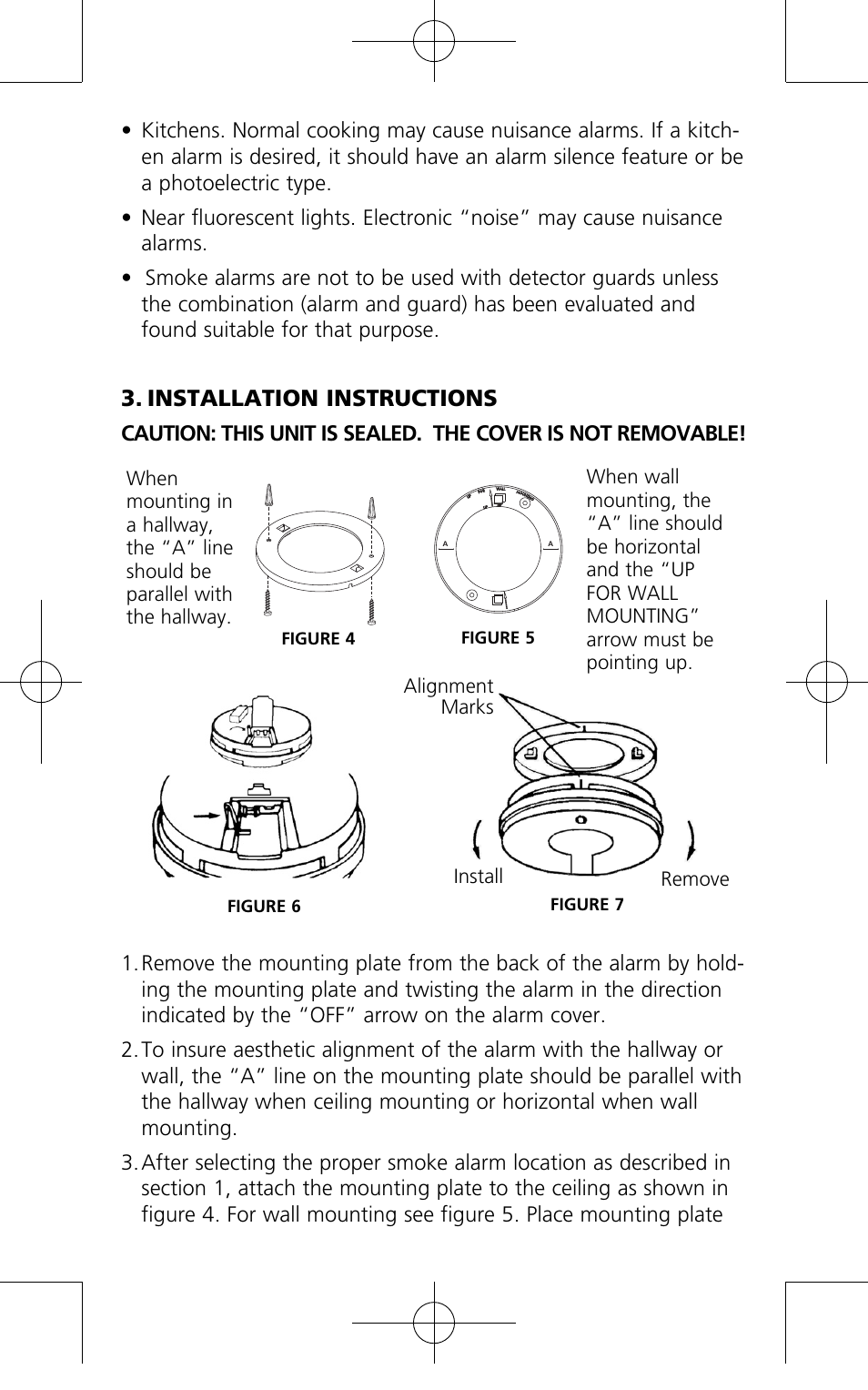 Installation instructions | Kidde P9050 User Manual | Page 5 / 14