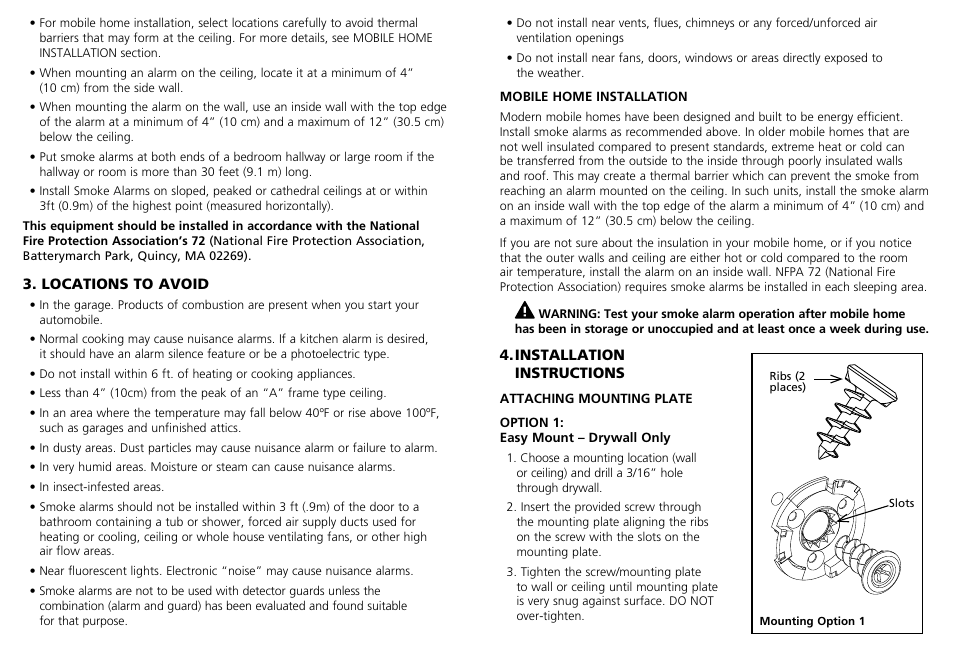 Kidde P3010L User Manual | Page 4 / 9