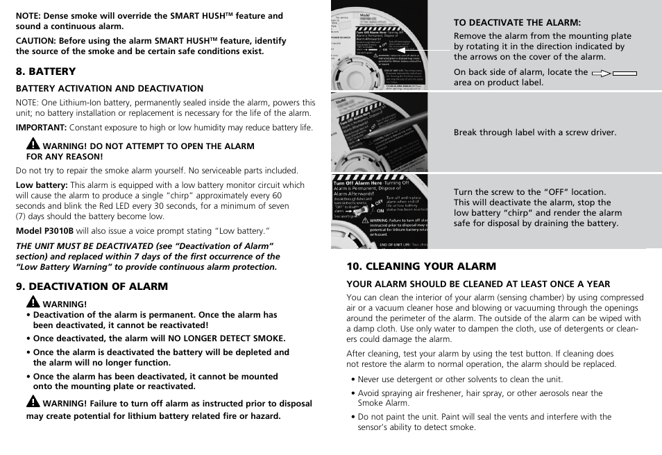 Kidde P3010L User Manual | Page 7 / 9