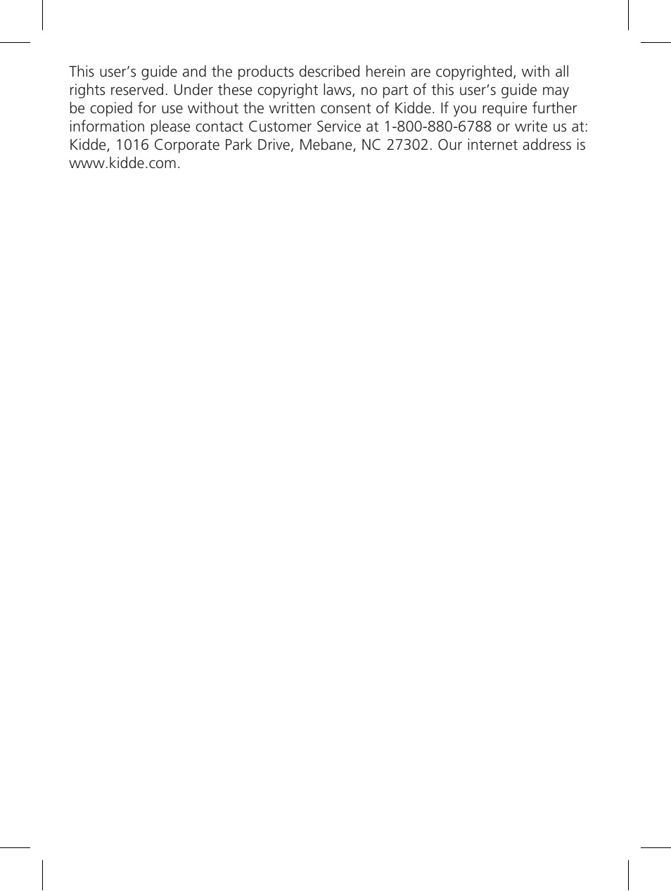 Kidde P3010K-CO User Manual | Page 20 / 21