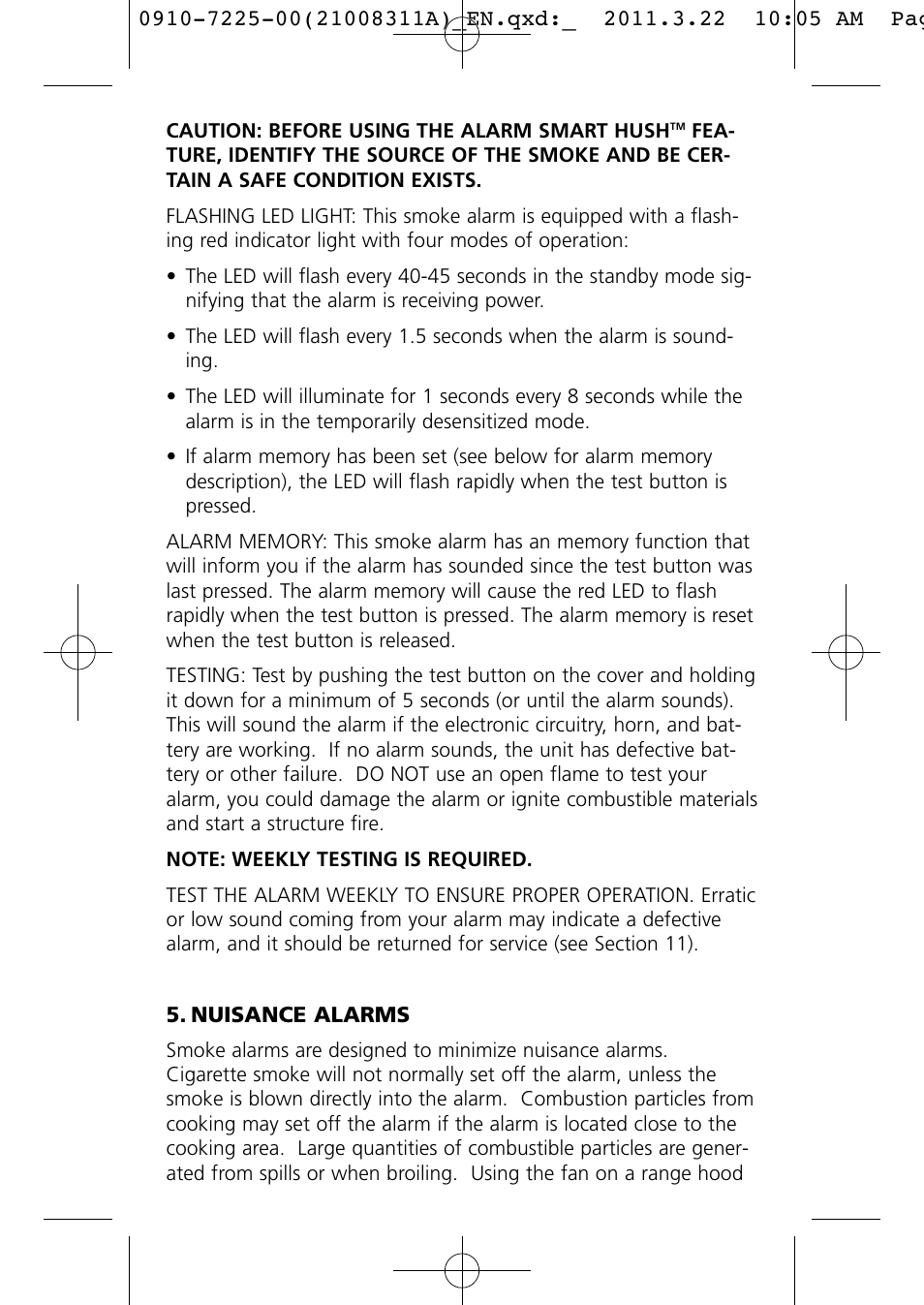 Kidde i9010 User Manual | Page 8 / 15