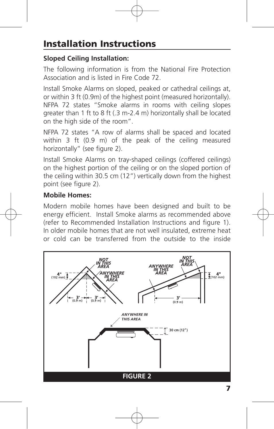 Installation instructions | Kidde i12010S User Manual | Page 9 / 27