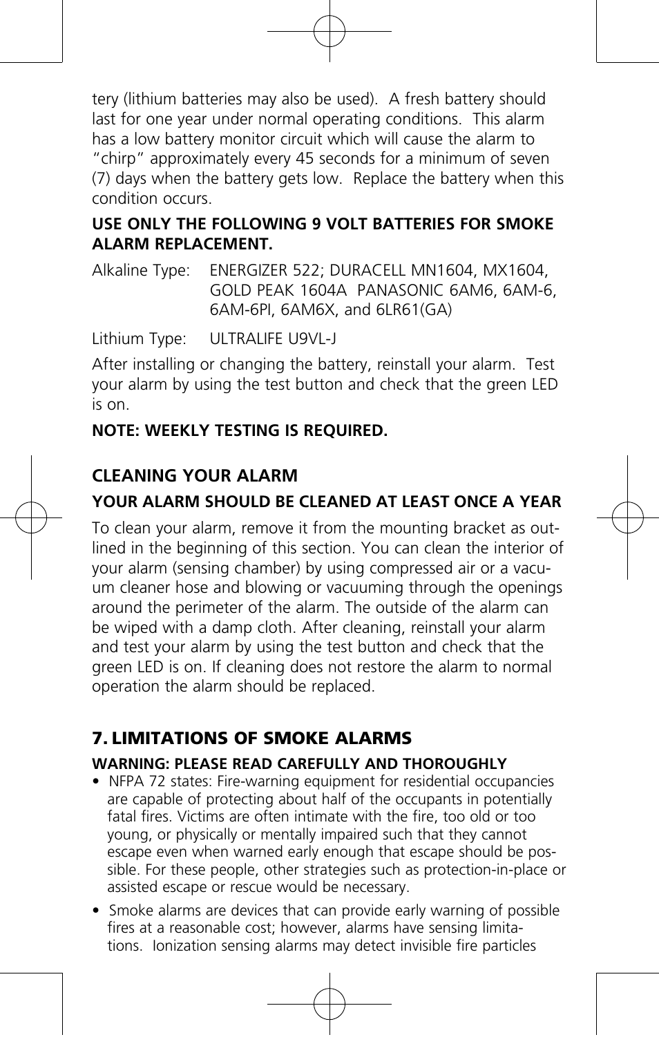 Kidde PI2010 User Manual | Page 12 / 16