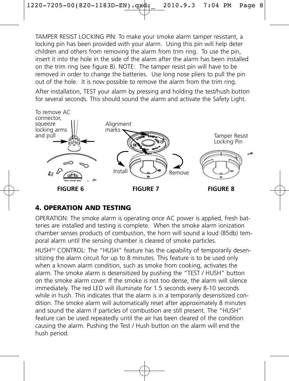 Kidde i12080A User Manual | Page 8 / 17