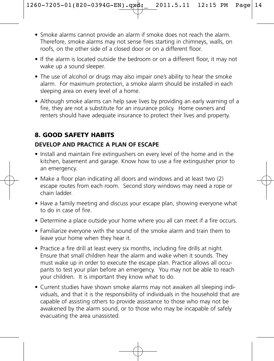 Kidde i12060A User Manual | Page 14 / 18
