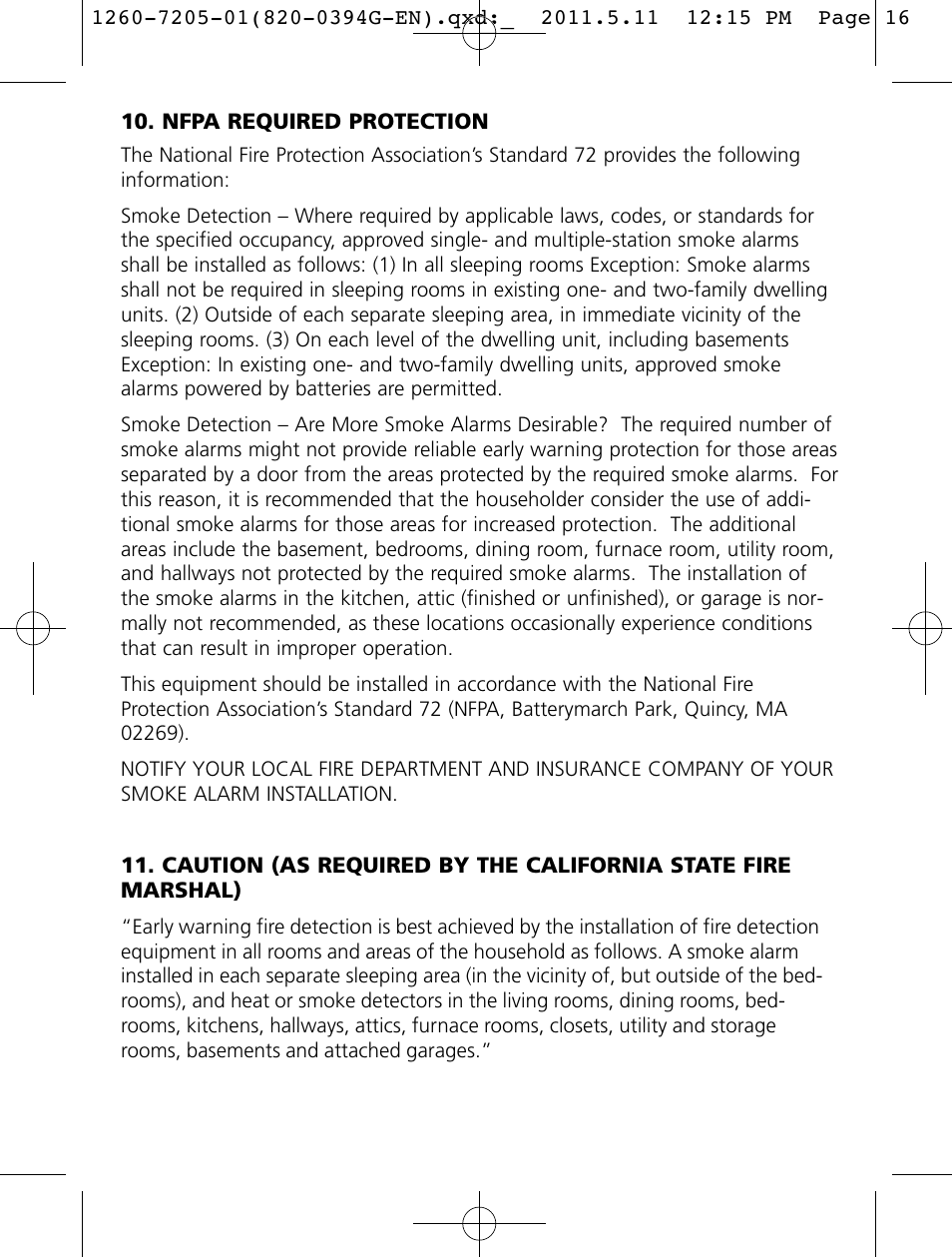 Kidde i12060A User Manual | Page 16 / 18